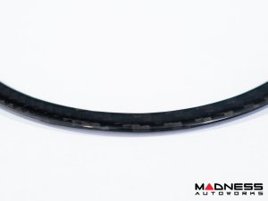 Jaguar XF Interior Trim - Carbon Fiber - Steering Wheel Center Circle Trim - Feroce Carbon Jaguar XF Interior Trim - Carbon Fiber - Steering Wheel Center Circle Trim - Feroce Carbon